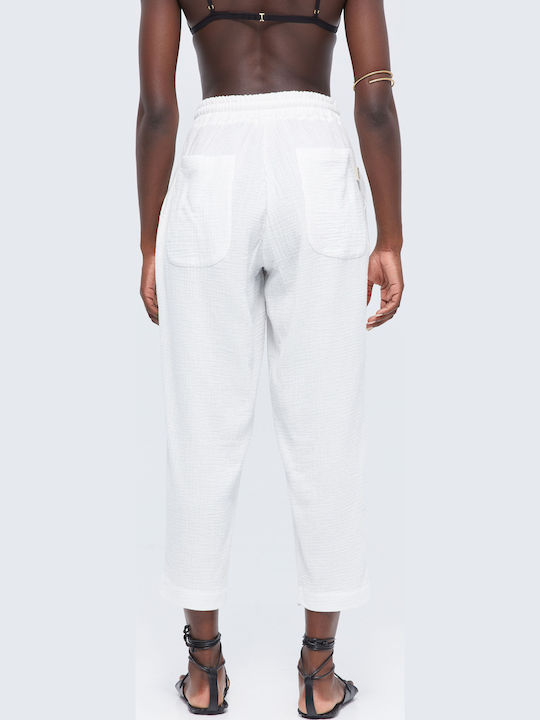 Pantaloni Alb