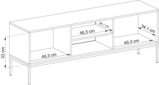 Stand TV Mono Bej L153,4xA39xÎ56cm