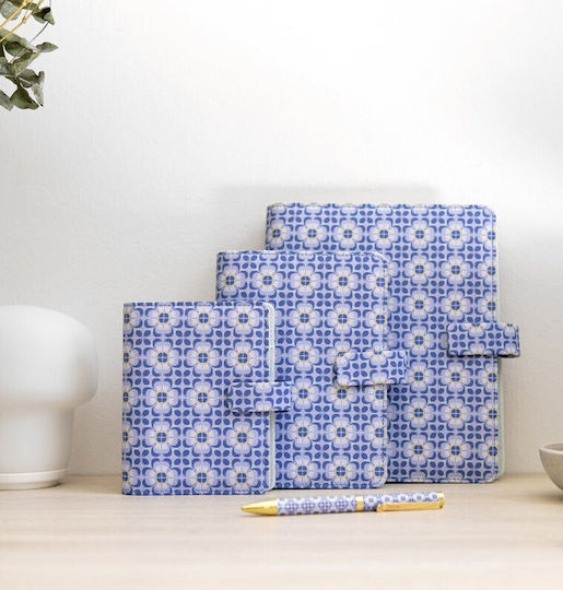 Filofax Daily Organizer Blue 12.8x14.6cm