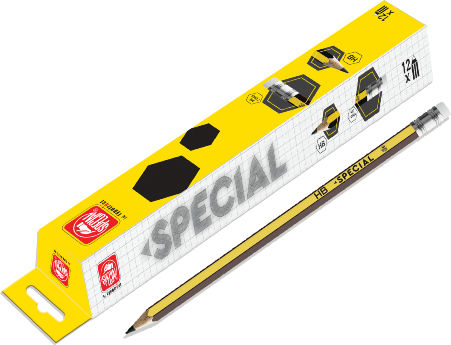 Special Bleistift HB Mehrfarbig