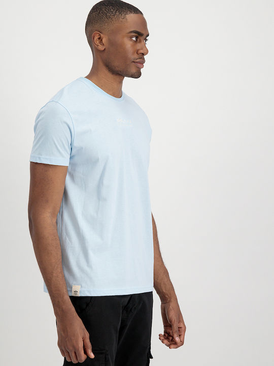 Alpha Industries Men's Short Sleeve T-shirt Light Blue