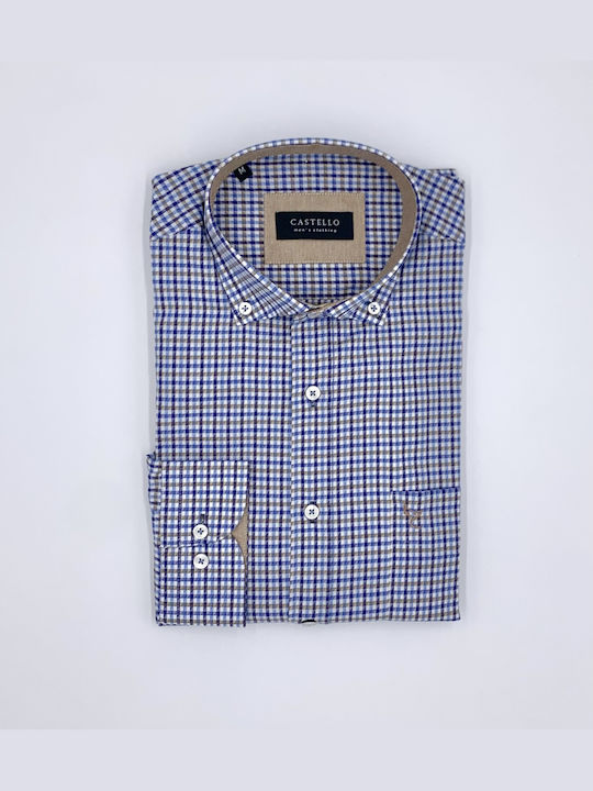 Castello Men's Shirt Blue