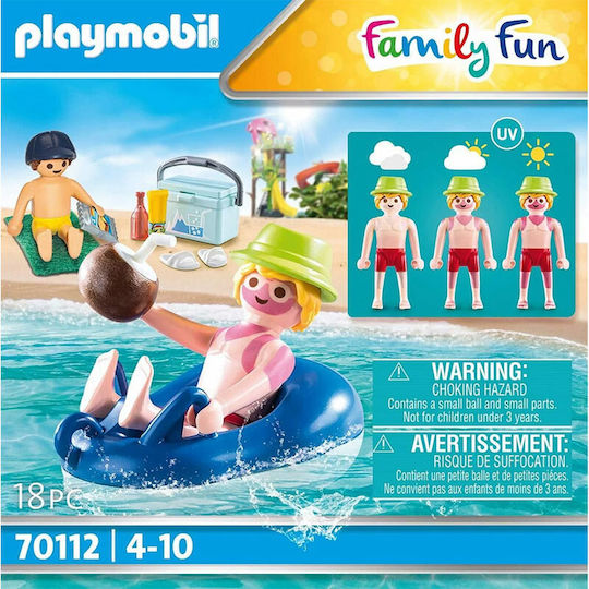 Playmobil Family Fun Sunburnt Swimmer pentru 4-10 ani