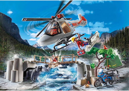 Playmobil Action Canyon Copter Rescue για 5-12 ετών