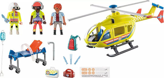 Playmobil Stadtleben Rettungshubschrauber für 4-10 Jahre