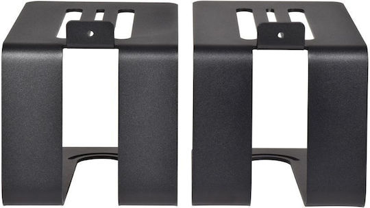 QTX Sound Επιτραπέζιες Βάσεις Ηχείων (Ζεύγος) σε Μαύρο Χρώμα