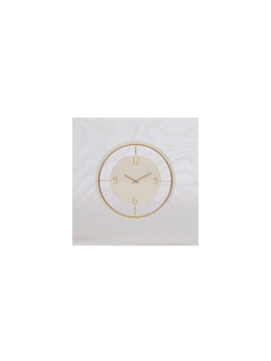 Wall Clock Metallic Beige Ø70cm