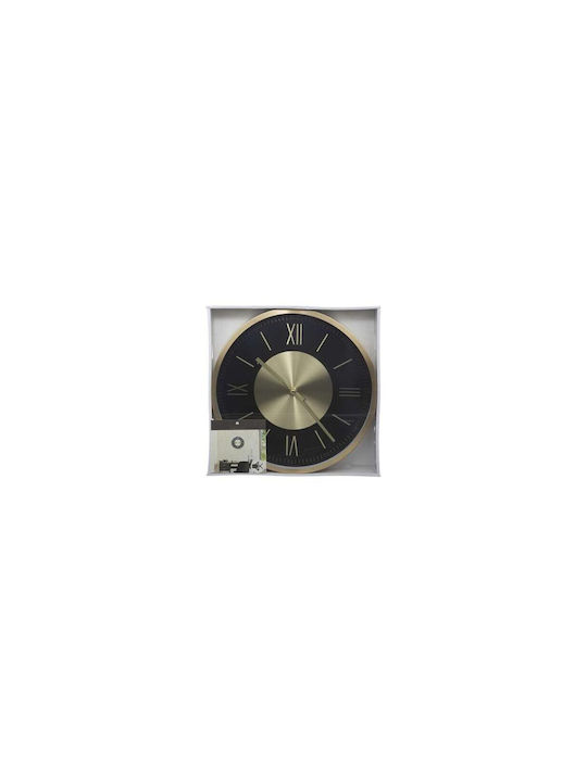 Wanduhr Metallisch Gold Ø30cm