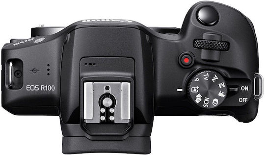 Canon EOS R100 Mirrorless Camera Kit (RF-S 18-45mm f/4.5-6.3 IS STM) Black