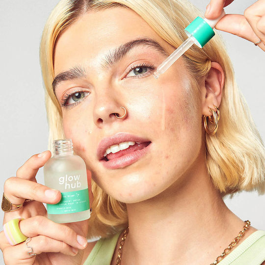 Serum Hidratare Pentru Fata Glow Giver cu AHA pentru Strălucire și Revitalizare 30ml
