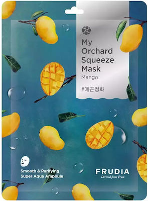 Frudia My Orchard Mango Gesichtsmaske für das Gesicht für Nährend 1Stück 20ml