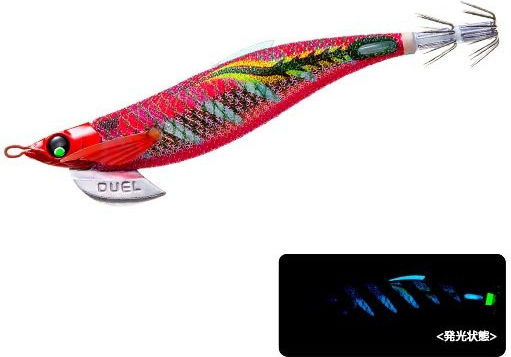 Duel EZ-Q FINPLUS Tintenfisch-Jigs Leuchtend Fuchsie