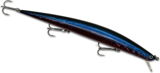 Soul Lures Gun Minnow Τεχνητό Δόλωμα Ψαράκι Συρτής 17.5εκ./34gr Γαλάζιο
