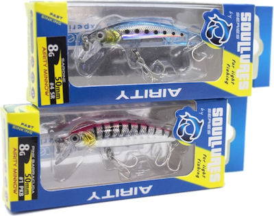 Soul Lures Minnow 50S Künstlicher Köder Löffel No5