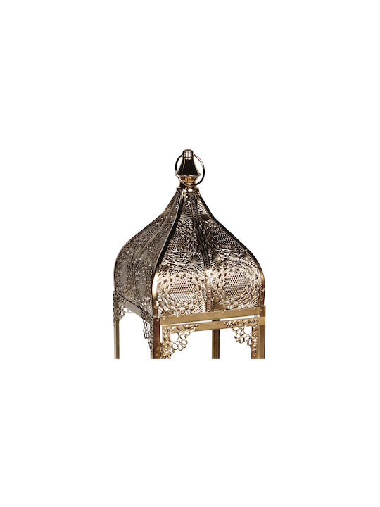 Keskor Floortop Metallic Lantern Gold 19x19x60cm