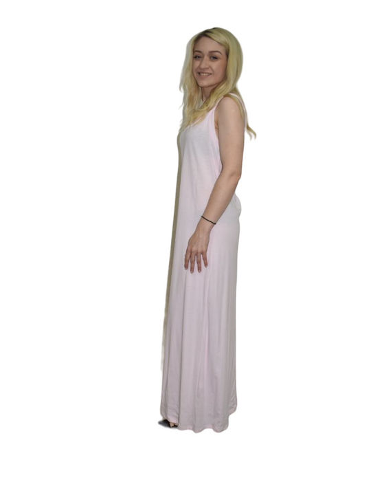 Lumina Summer Maxi Dress Pink