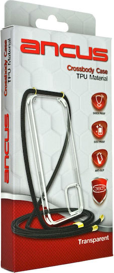 Ancus Back Cover Silicone with Strap Black (Galaxy S23)