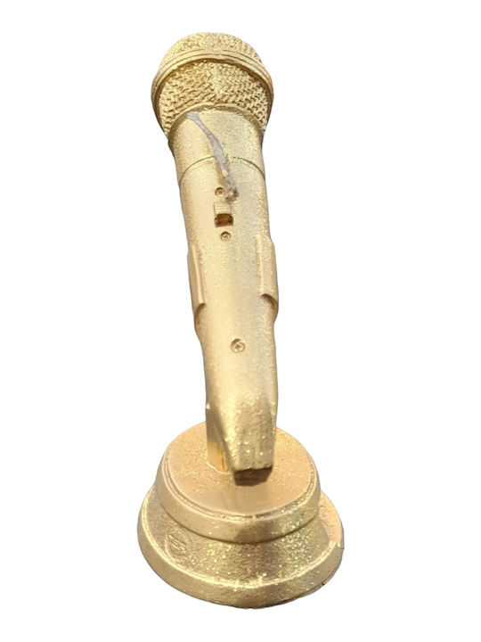 Osterkerze Mikrofon Basis Gold