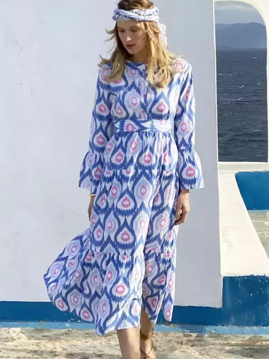 Achilleas Accessories Φόρεμα Παραλίας Μπλε