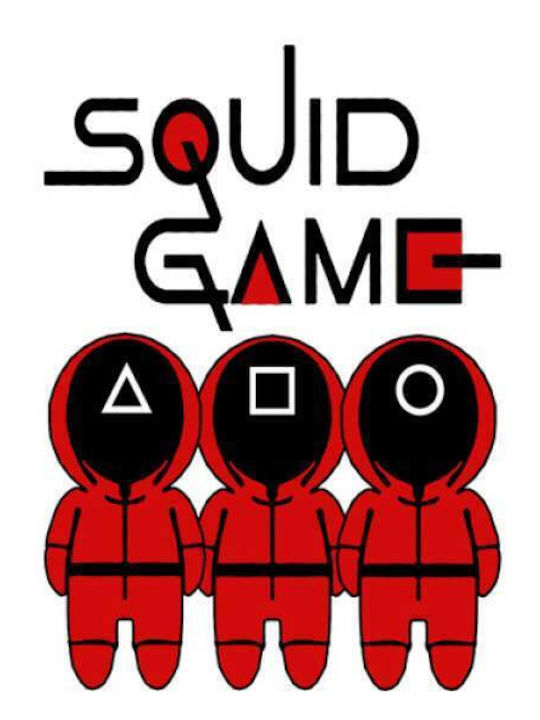 Takeposition T-shirt Squid Game σε Γκρι χρώμα