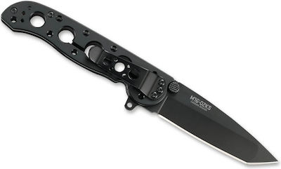 Columbia River Knives Tanto Taschenmesser Schwarz mit Klinge aus Rostfreier Stahl