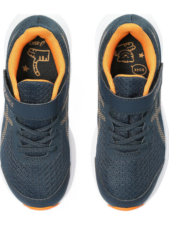 Patriot 13 PS Kids Sports Shoes Running with Hoop & Loop Closure Navy Blue