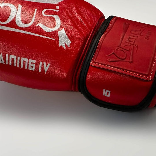 Olympus Sport Training IV Mănuși de Box din Piele pentru Competiție Roz