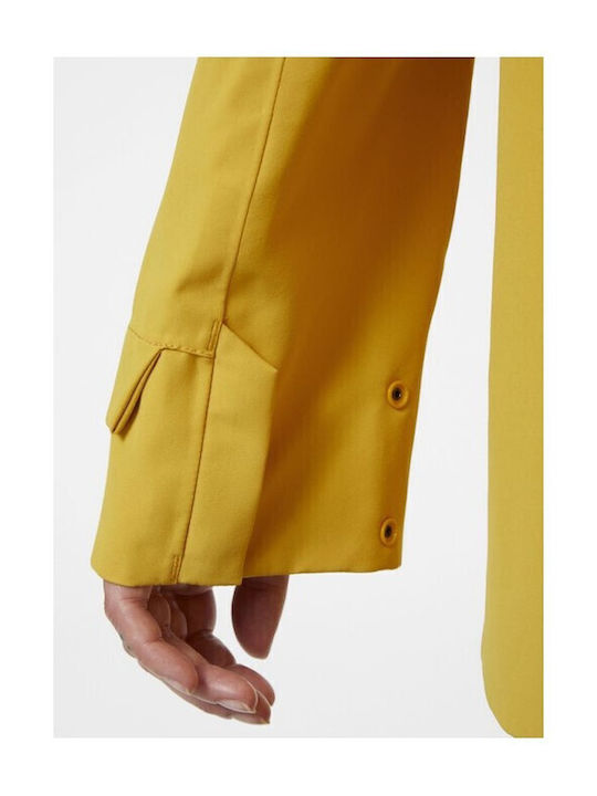 Women's for Hiking Short Lifestyle Jacket for Spring or Autumn Yellow