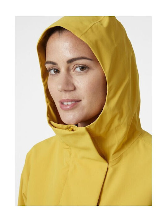 Women's for Hiking Short Lifestyle Jacket for Spring or Autumn Yellow