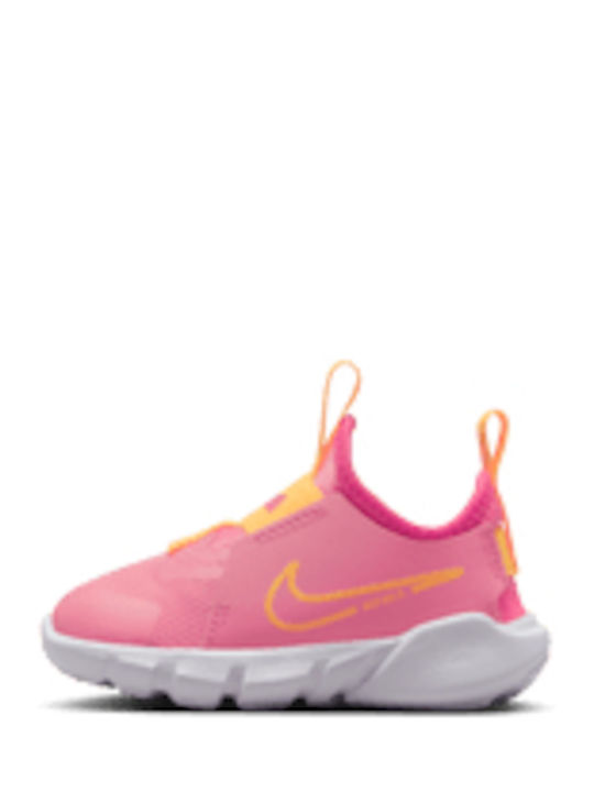 Nike Kids Sports Shoes Running Flex Runner 2 Coral Chalk / Sea Coral / White / Citron Pulse