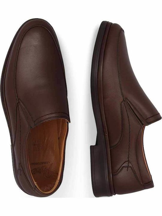 Δερμάτινα Ανδρικά Slip-On Καφέ