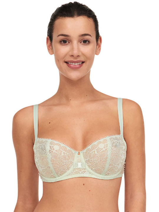 Chantelle Balconette Balconette Bra without Padding Underwire Green