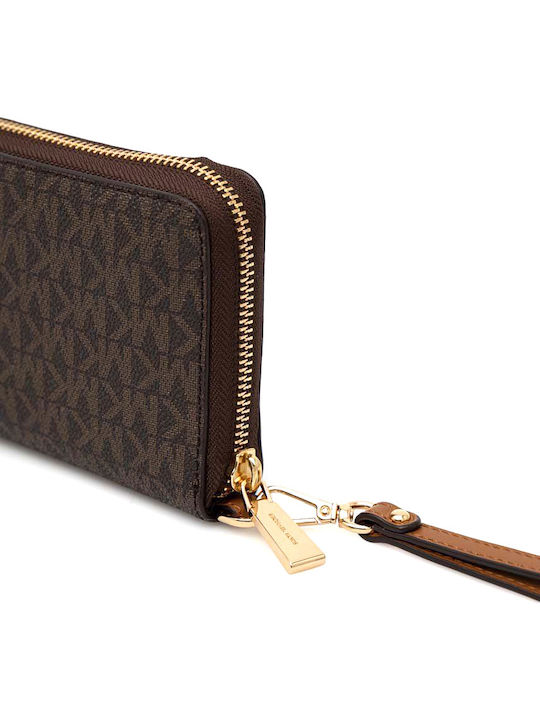 Large Leather Women's Wallet Classic Brown