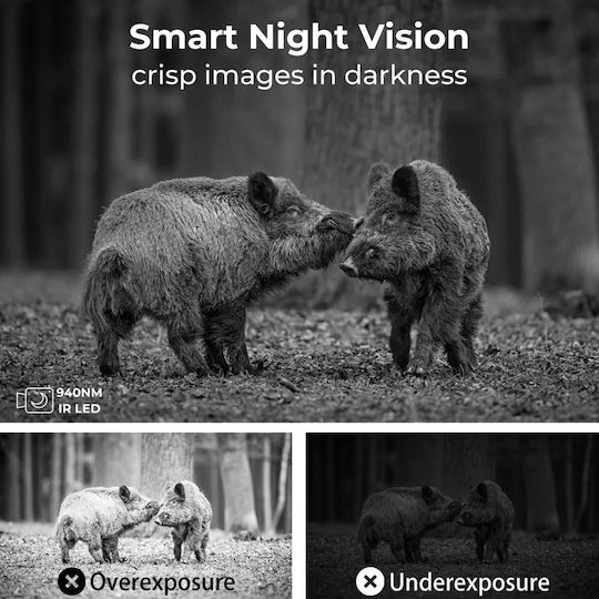 K&F Concept Night Vision Hunting Camera with Motion Detection