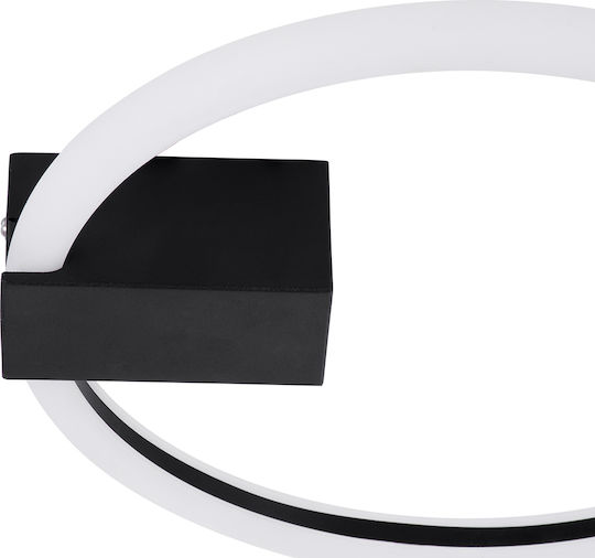 GloboStar Cinderella Deckenleuchte montieren 28cm Schwarz mit Integrierte LED