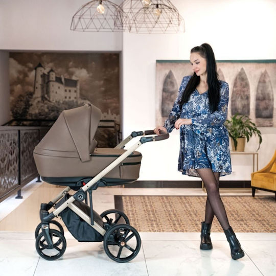 Coletto Fado Eco Бебешка количка 3 в 1 Светло сиво 13кг
