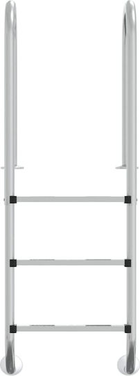vidaXL Poolzubehör 54x38x158cm Silver