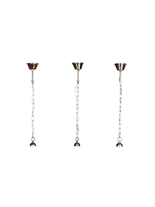 Keskor Pendant Light White Bell with Socket E27 31x31cm
