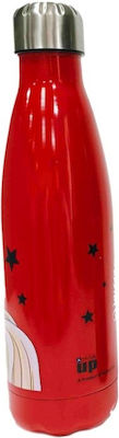 Back Me Up Kinder Trinkflasche Thermos Einhorn Rostfreier Stahl Rot 500ml