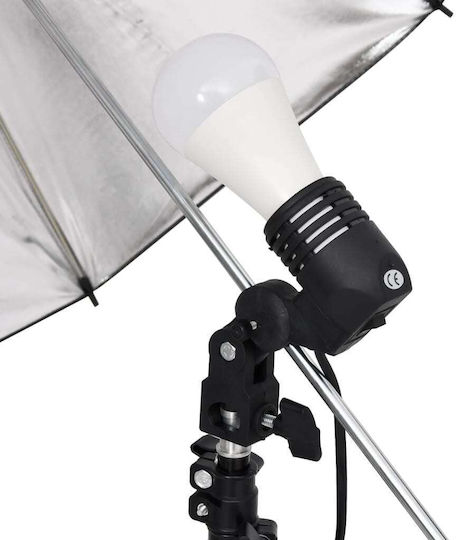 vidaXL Fotostudio Set Lichter Hintergrund Beleuchtungsset für Studio