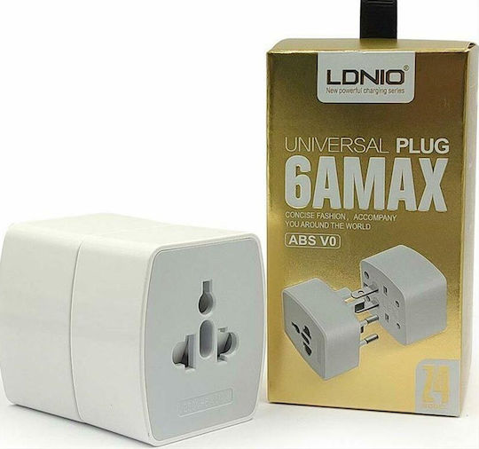 Ldnio Z4 220V Αντάπτορας Πρίζας από Universal σε Universal
