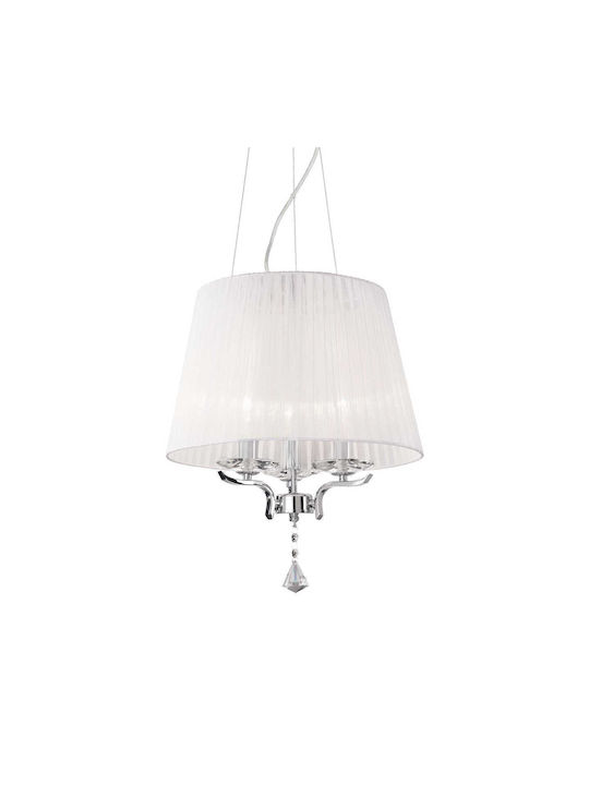 Ideal Lux Chandelier Lampshade 3xE14 White 40cm 059235