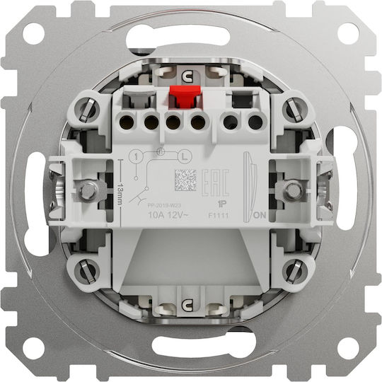 Schneider Electric Knopf Glocke in Silber Farbe SDD113143L