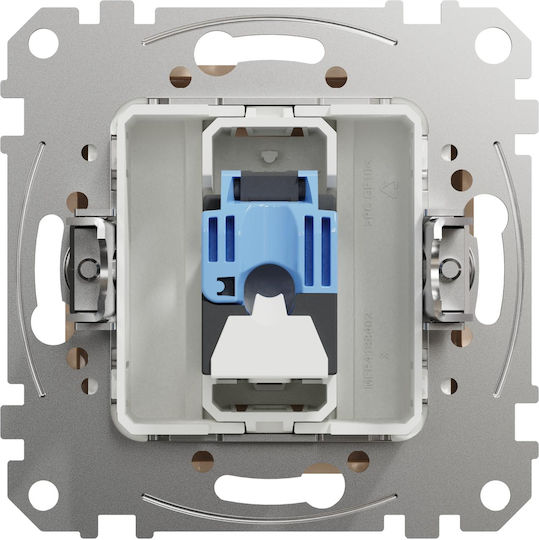 Schneider Electric Sedna Einzel Netzsteckdosenmechanismus RJ45 Typ Cat6 in Beige Farbe SDD112461