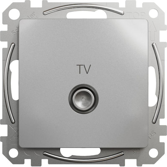 Schneider Electric Sedna TV-Buchse Antenne in Weiß Farbe SDD113474