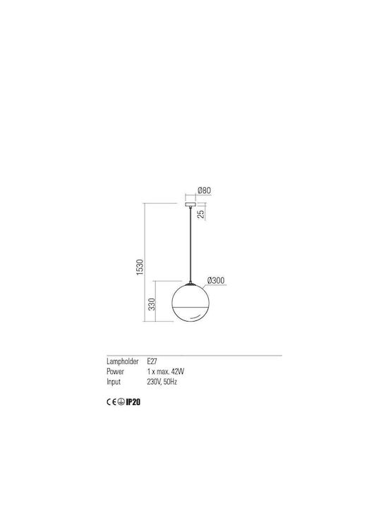 Redo Group Pendant Light Single-Light for Socket E27 Silver