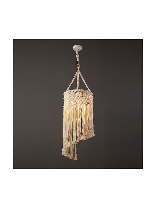 ARlight PDC 6820 Pendant Light White Boho with Socket E27 30x70cm