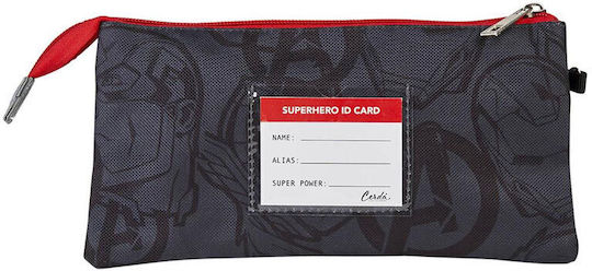 Cerda Marvel Avengers Black Pencil Case