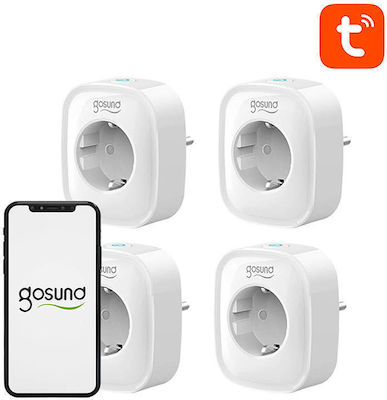 Gosund Smart Single Socket White 4pcs