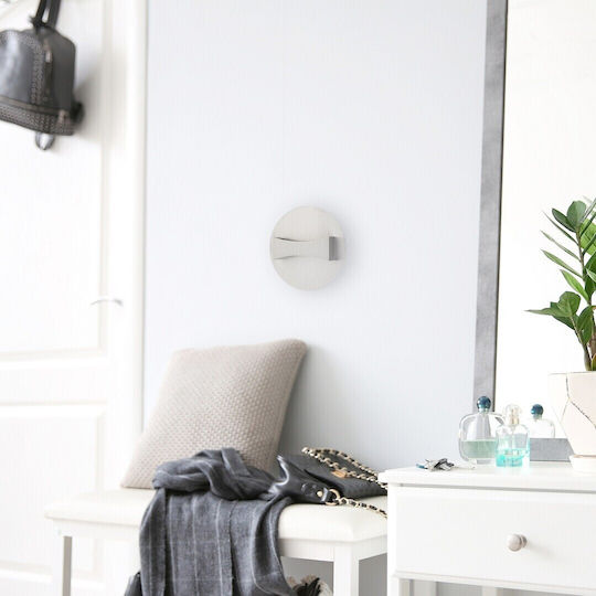 Rabalux Neville Modern Lamp Wall with Integrated LED and Warm White Light Gray 18x21.5x9cm